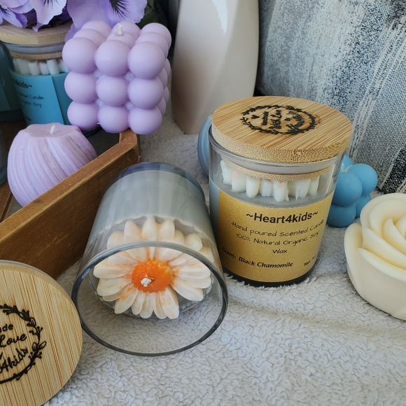 Heart4kids Scented Candles Black Chamomile 2×(7oz) - Picture 9 of 10